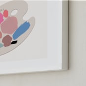 "painting rainbows" - Art Print in April by Maja Cunningham - Frame Close-up