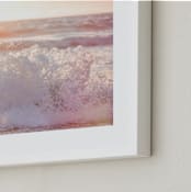 "Cotton Candy Coast" - Art Print in Cotton Candy by Shannon Howard - Frame Close-up