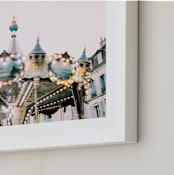 "Still Spinning" - Art Print in Ivory by Katie Doherty - Frame Close-up