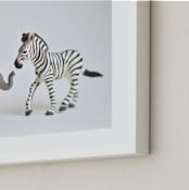 "These Friends" - Art Print in Light Grey by Kinga Subject - Frame Close-up
