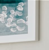 "Bubbles out of the Blue" - Art Print in Pale Aqua Blue by Mary Ann Glynn-Tusa - Frame Close-up