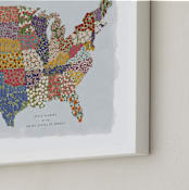 "USA in Bloom" - Art Print in Provincial by Jenna Holcomb - Frame Close-up