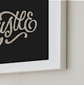 "Hustle" - Art Print in Street by Erin L. Wilson - Frame Close-up