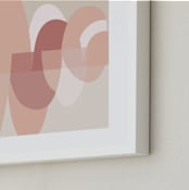 "Land of Dreams" - Art Print in Cotton Candy Pink by Christina Flowers - Frame Close-up
