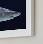 "Deep Blue" - Art Print in Steel Blue by Hollie Renner Photography - Frame Close-up