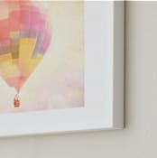 "Afternoon in the Sky 2" - Art Print in Sorbet by Shannon Howard - Frame Close-up