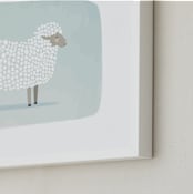 "woolly sheep" - Art Print in sky by Karidy Walker - Frame Close-up