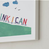 "You can." - Art Print in grass green by R studio - Frame Close-up