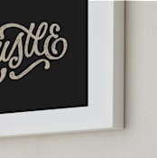 "Hustle" - Art Print in Street by Erin L. Wilson - Frame Close-up