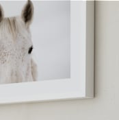 "Pollock" - Art Print in White by Amy Carroll - Frame Close-up