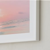 "Sorbet Sea 3" - Art Print in pink by Kamala Nahas - Frame Close-up