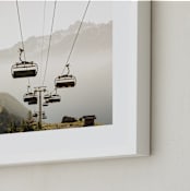 "Lift" - Art Print in Olive by Heather Deffense - Frame Close-up