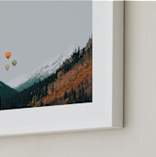 "Above and Beyond" - Art Print in Sky by Irene Suchocki - Frame Close-up