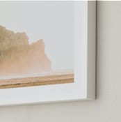 "Gold Coast" - Art Print in Gold by Mike Sunu - Frame Close-up