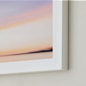 "Summer Fade" - Art Print in Lavender Sky by Everett Paper Goods - Frame Close-up