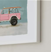 "Surf Pink" - Art Print in Coastal by Erin Kessler - Frame Close-up