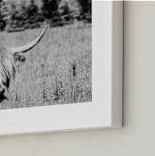 "Junior" - Art Print in Onyx by Janet Cruz - Frame Close-up