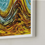 "Splash of Sun and Surf" - Art Print in Apollo's Sunlight by Mariecor Agravante - Frame Close-up