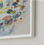 "Pipsqueak" - Art Print in Purple by Misty Hughes - Frame Close-up