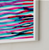 "Colorburst5" - Art Print in Pink by Miranda Mol - Frame Close-up