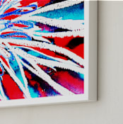 "Colorburst2" - Art Print in cobalt blue by Miranda Mol - Frame Close-up