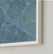 "Saltwater" - Art Print in Blue by Laura Browning - Frame Close-up