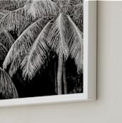 "Las Palmas" - Art Print in Midnite Monochrome by Jonathan Brooks - Frame Close-up