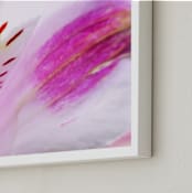 "Flower10" - Art Print in soft pink by NSMARK - Frame Close-up