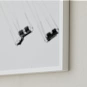 "Coney Island" - Art Print in Black and White by Kaitlin Rebesco - Frame Close-up