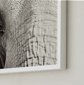 "Hadari" - Art Print in Black and White by Sara Heilwagen - Frame Close-up