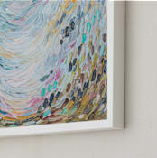 "Color Study No.4" - Art Print in Navy by Stephanie Carignan - Frame Close-up