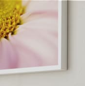 "Flowing Flower" - Art Print in Blush by Erin Niehenke - Frame Close-up