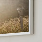 "Filter then Dissolve " - Art Print in chrome yellow by Van Tsao - Frame Close-up