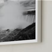 "Niagara" - Art Print in Shadow Black by Catherine Segura - Frame Close-up