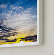 "Last rays" - Art Print in sunny yellow  by NSMARK - Frame Close-up