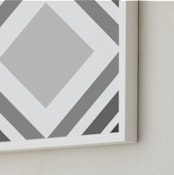 "Boxes" - Art Print in Charcoal by King Richard IX - Frame Close-up