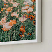 "Shirley" - Art Print in Bottle Capper Peach by Kristi Jackson - Frame Close-up