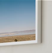 "Mono Lake" - Art Print in Lake Blue by Anna Western - Frame Close-up