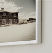 "Buildings of Bodie, CA :: III" - Art Print in Pewter by Kellie Medivitz - Frame Close-up