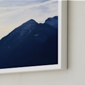 "Blue Mountain No.2" - Art Print in Dark Blue by lulu and isabelle - Frame Close-up