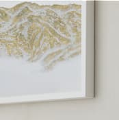 "Constance" - Art Print in Gold by Emily Magone - Frame Close-up