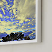 "Gilded Clouds" - Art Print in Gold by NSMARK - Frame Close-up
