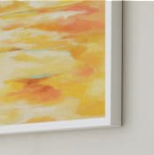 "La Luz" - Art Print in Southern Sun Yellow by Mya Bessette - Frame Close-up