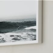 "Mariner's Muse 2" - Art Print in deep ocean by Kamala Nahas - Frame Close-up