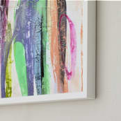 "Lucid Dream" - Art Print in Pink by Misty Hughes - Frame Close-up