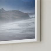 "Foggy Pacific" - Art Print in Foggy blue by NSMARK - Frame Close-up