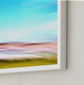 "Abstractscape20" - Art Print in multi-colored by NSMARK - Frame Close-up