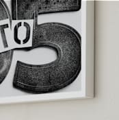 "Dream Job" - Art Print in Black by Jennifer Matlock - Frame Close-up