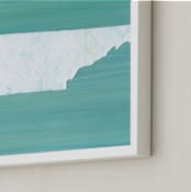 "Tennessee in Paint" - Art Print in Tennessee Green by Denise Wong - Frame Close-up