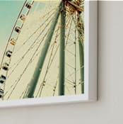 "Dizzy" - Art Print in aqua by Courtney Crane - Frame Close-up
